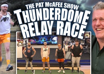 The Pat McAfee Show ThunderDome Relay Race That Shocked The World The Pat McAfee Show ThunderDome Relay Race That Shocked The World
