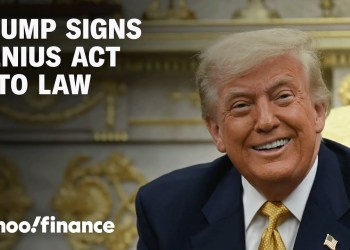 LIVE: President Trump signs the GENIUS Act into law LIVE: President Trump signs the GENIUS Act into law