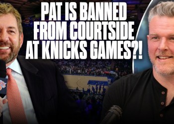 Knicks Owner Won’t Let Pat McAfee Sit Courtside At MSG For Game 5?! Knicks Owner Won’t Let Pat McAfee Sit Courtside At MSG For Game 5?!