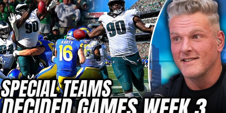 A Few Special Plays On Special Teams Decided Games In Week 3 A Few Special Plays On Special Teams Decided Games In Week 3