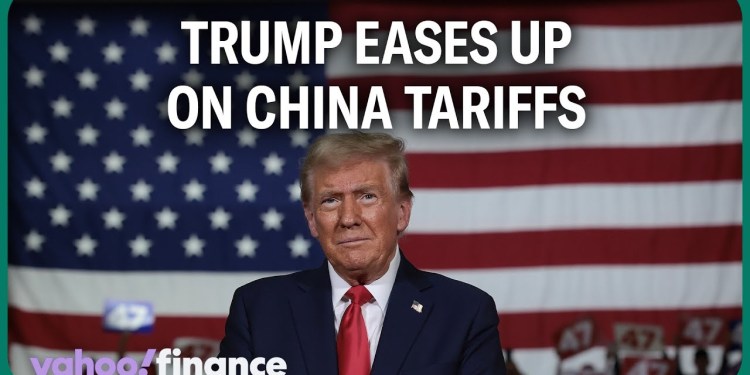 Trump says he’d ‘rather not’ use tariffs on China Trump says he’d ‘rather not’ use tariffs on China