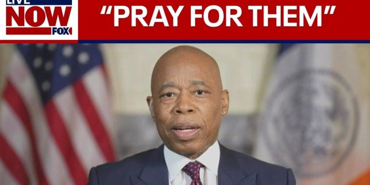 NYC Mayor Eric Adams prays for critics as he supports President Trump NYC Mayor Eric Adams prays for critics as he supports President Trump