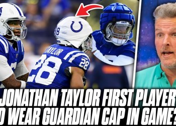 Jonathan Taylor, Other Colts First Players To Use Guardian Caps In NFL Game?! | Pat McAfee Reacts Jonathan Taylor, Other Colts First Players To Use Guardian Caps In NFL Game?! | Pat McAfee Reacts