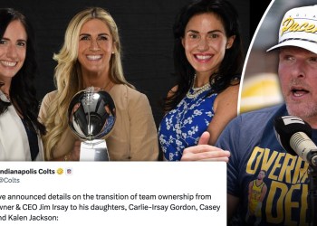 Pat McAfee’s Thoughts On Jim Irsay’s 3 Daughters Being Named Sole Owners Of Colts Franchise Pat McAfee’s Thoughts On Jim Irsay’s 3 Daughters Being Named Sole Owners Of Colts Franchise