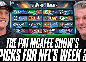 The Pat McAfee Show Picks & Predicts Every Game For NFL’s 2025 Week 3 Weekend The Pat McAfee Show Picks & Predicts Every Game For NFL’s 2025 Week 3 Weekend