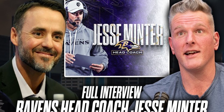 New Ravens Head Coach Jesse Minter Joins The Pat McAfee Show New Ravens Head Coach Jesse Minter Joins The Pat McAfee Show