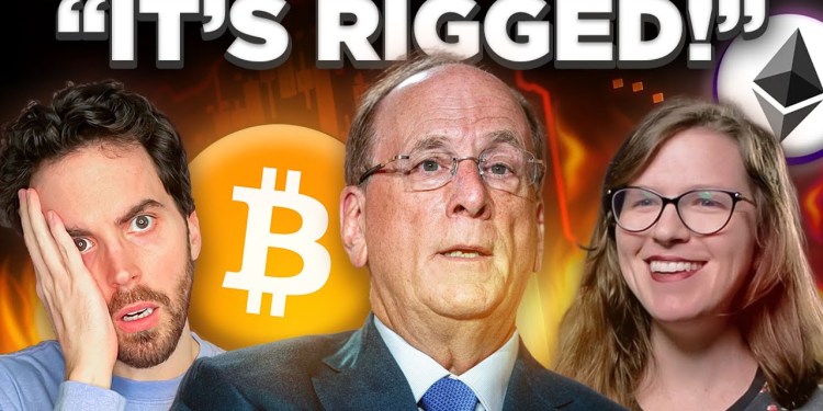 BlackRock CEO Larry Fink SECRETLY Manipulating Bitcoin & Ethereum BlackRock CEO Larry Fink SECRETLY Manipulating Bitcoin & Ethereum