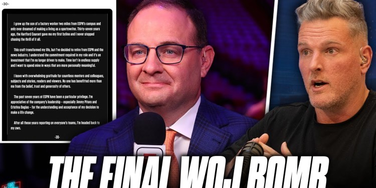 Woj Has Officially Retired From Breaking News & The World Will Never Be The Same | Pat McAfee Reacts Woj Has Officially Retired From Breaking News & The World Will Never Be The Same | Pat McAfee Reacts