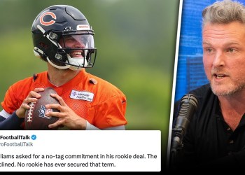 Report: Caleb Williams Wants “No Franchise Tag” Clause | Pat McAfee Show Report: Caleb Williams Wants “No Franchise Tag” Clause | Pat McAfee Show