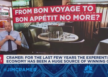 For the last few years the experiential economy was a huge source of winning companies: Jim Cramer For the last few years the experiential economy was a huge source of winning companies: Jim Cramer