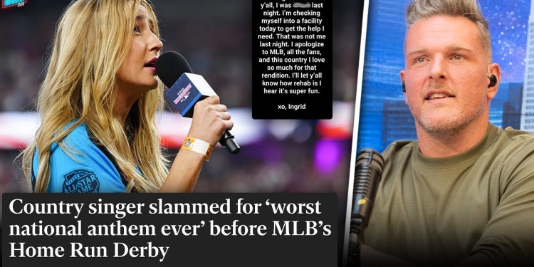 New “Worst National Anthem Ever” Happened At The 2024 Home Run Derby | Pat McAfee Reacts New “Worst National Anthem Ever” Happened At The 2024 Home Run Derby | Pat McAfee Reacts