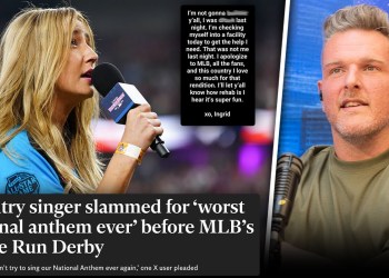 New “Worst National Anthem Ever” Happened At The 2024 Home Run Derby | Pat McAfee Reacts New “Worst National Anthem Ever” Happened At The 2024 Home Run Derby | Pat McAfee Reacts