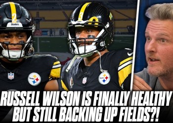 Russell Wilson Is Finally Healthy But Will Still Backup Justin Fields Week 6 | Pat McAfee Show Russell Wilson Is Finally Healthy But Will Still Backup Justin Fields Week 6 | Pat McAfee Show