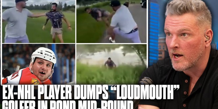 Ex-NHLer Nick Tarnasky Beats Loudmouth Golfer’s Ass, Tosses Him In Pond In Viral Video | Pat McAfee Ex-NHLer Nick Tarnasky Beats Loudmouth Golfer’s Ass, Tosses Him In Pond In Viral Video | Pat McAfee