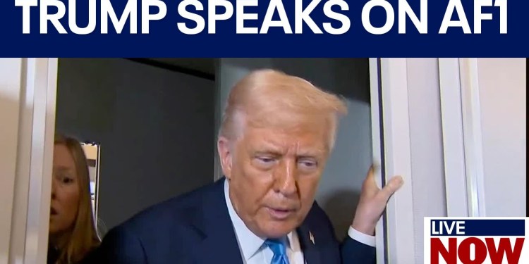 WATCH President Trump takes questions on Air Force 1 WATCH President Trump takes questions on Air Force 1