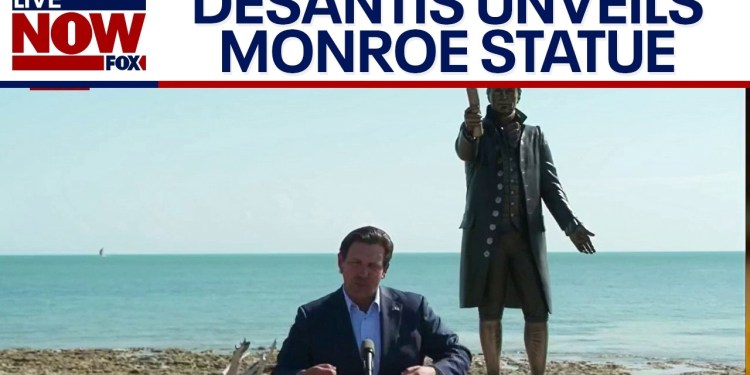 Ron DeSantis unveils James Monroe statue on President’s Day Ron DeSantis unveils James Monroe statue on President’s Day