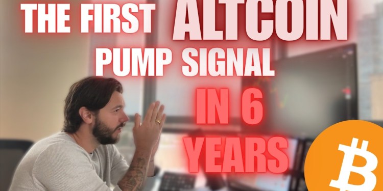 JUST The First 5 MINUTES Of This Video Will Convince You Of The BIGGEST ALTCOIN SIGNAL In 6 YEARS JUST The First 5 MINUTES Of This Video Will Convince You Of The BIGGEST ALTCOIN SIGNAL In 6 YEARS