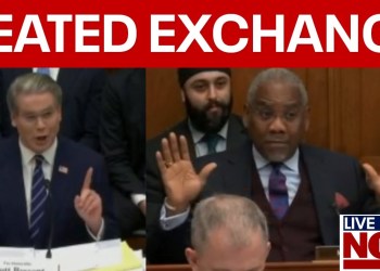 Heated exchange between Secretary Bessent and Rep Meeks Heated exchange between Secretary Bessent and Rep Meeks