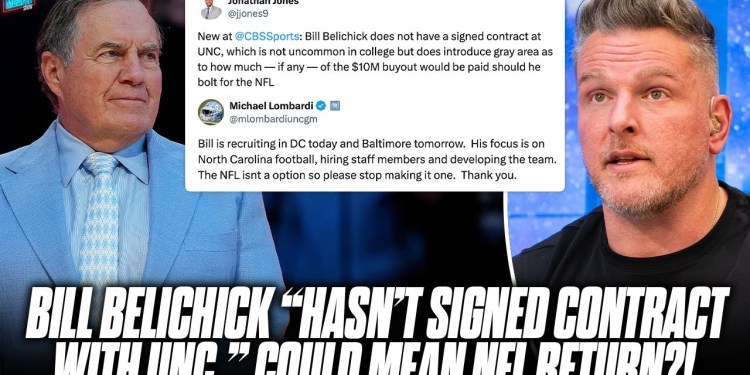 Report: Bill Belichick “Hasn’t Signed UNC Contract,” Does That Mean He’s Eyeing NFL Job? Report: Bill Belichick “Hasn’t Signed UNC Contract,” Does That Mean He’s Eyeing NFL Job?