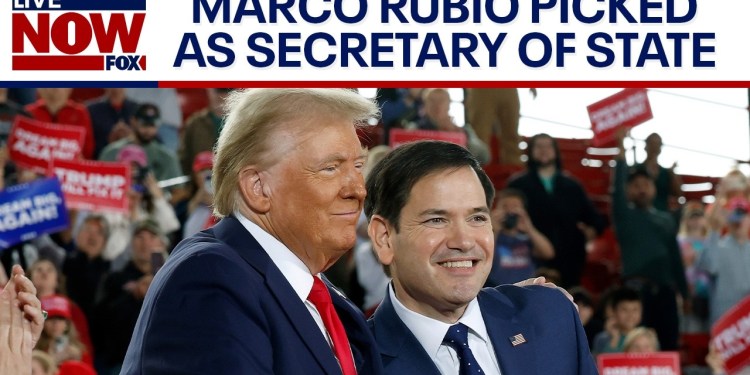 Trump cabinet: Marco Rubio expected to be named as Secretary of State | LiveNOW from FOX Trump cabinet: Marco Rubio expected to be named as Secretary of State | LiveNOW from FOX