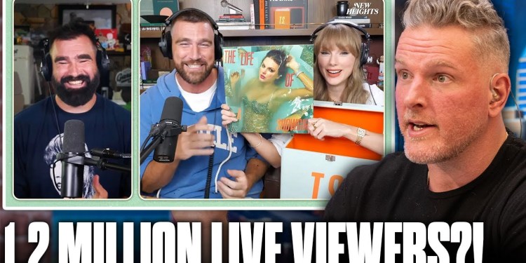 Taylor Swift & The Kelce’s Smash Streaming Records In New Heights Podcast | Pat McAfee Show Taylor Swift & The Kelce’s Smash Streaming Records In New Heights Podcast | Pat McAfee Show