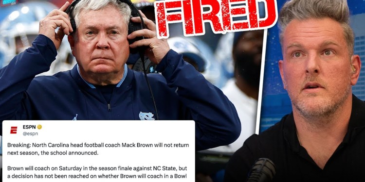 Legendary HC Mack Brown Fired By North Carolina Before Final Game Of The Season… | Pat McAfee Show Legendary HC Mack Brown Fired By North Carolina Before Final Game Of The Season… | Pat McAfee Show