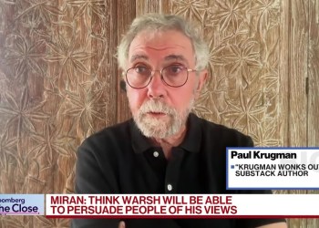 Warsh Isn’t a ‘Complete Partisan Clown,’ Krugman Says Warsh Isn’t a ‘Complete Partisan Clown,’ Krugman Says
