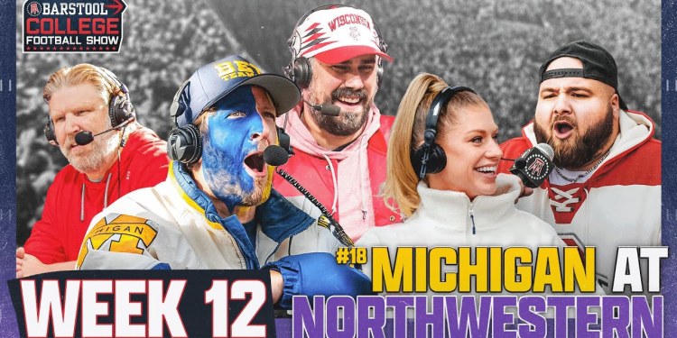 LIVE FROM CHICAGO, IL FOR #18 MICHIGAN VS. NORTHWESTERN | Barstool College Football Show Week 12 LIVE FROM CHICAGO, IL FOR #18 MICHIGAN VS. NORTHWESTERN | Barstool College Football Show Week 12