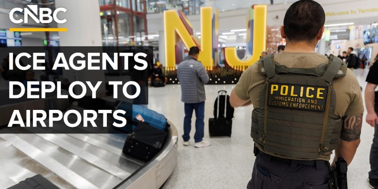 Trump Deploys ICE Agents To U.S. Airports As DHS Shutdown Continues Trump Deploys ICE Agents To U.S. Airports As DHS Shutdown Continues