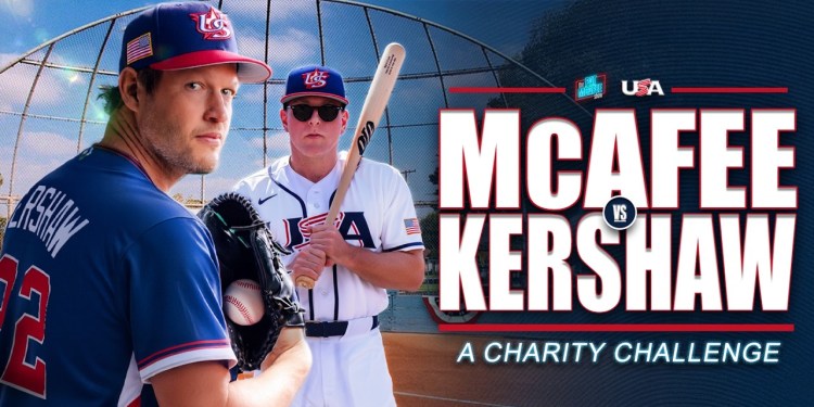 Can Pat McAfee Get A Hit On Future Hall Of Famer Clayton Kershaw? Can Pat McAfee Get A Hit On Future Hall Of Famer Clayton Kershaw?