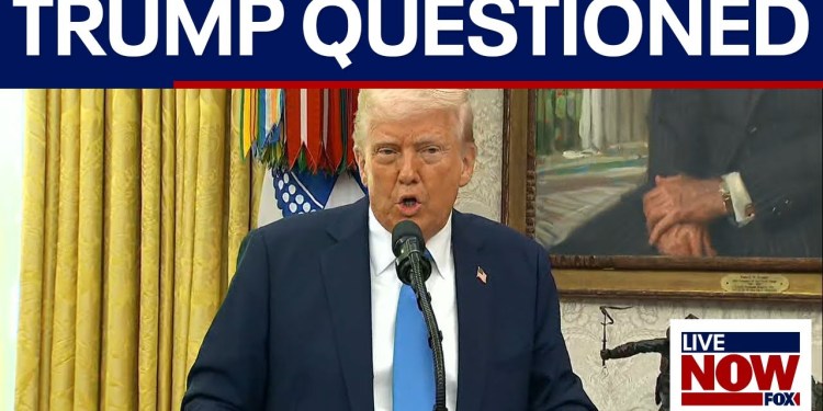 WATCH: Trump takes questions from the Oval Office, ‘What is a woman?’ WATCH: Trump takes questions from the Oval Office, ‘What is a woman?’