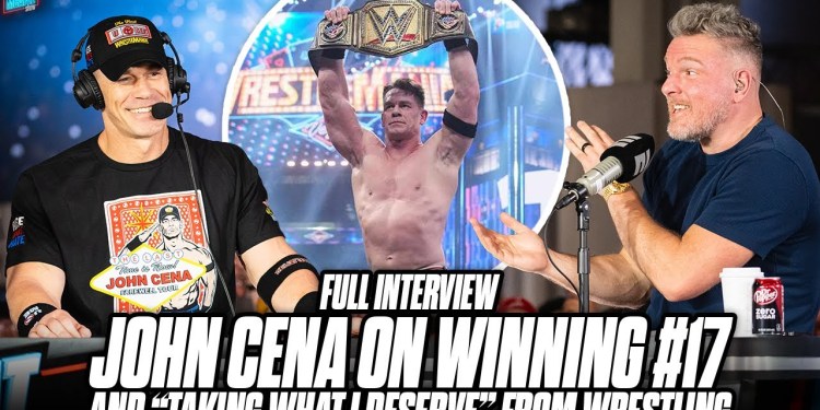 John Cena Is “Making Wrestling Start Over, I’m Taking What I Deserve With Me” | Pat McAfee Show John Cena Is “Making Wrestling Start Over, I’m Taking What I Deserve With Me” | Pat McAfee Show