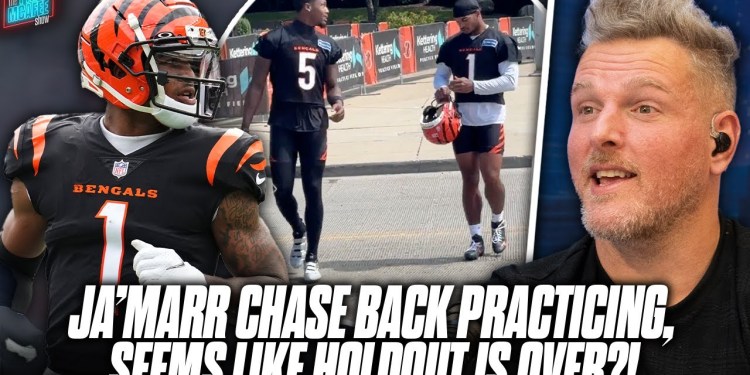 Ja’Marr Chase Back Practicing After Contract Disputes, New Deal Coming Soon?! | Pat McAfee Show Ja’Marr Chase Back Practicing After Contract Disputes, New Deal Coming Soon?! | Pat McAfee Show
