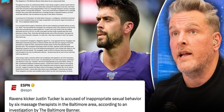 The Justin Tucker Allegations Are Terrible, Ravens Kicker Issued Statement    | Pat McAfee Show The Justin Tucker Allegations Are Terrible, Ravens Kicker Issued Statement    | Pat McAfee Show