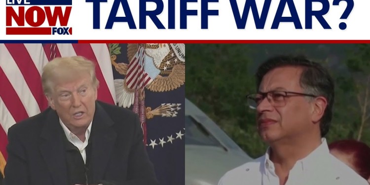 Trump tariffs: Colombian president responds to retaliatory measures | LiveNOW from FOX Trump tariffs: Colombian president responds to retaliatory measures | LiveNOW from FOX