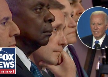 Video of top Biden aides at press conference goes viral Video of top Biden aides at press conference goes viral