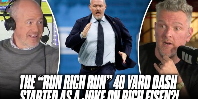Rich Eisen Tells How He Started His “Run Rich Run” 40 Yard Dash For Charity | Pat McAfee Show Rich Eisen Tells How He Started His “Run Rich Run” 40 Yard Dash For Charity | Pat McAfee Show