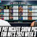 The Pat McAfee Show Picks & Predicts Every Game For NFL’s 2024 Week 3 The Pat McAfee Show Picks & Predicts Every Game For NFL’s 2024 Week 3