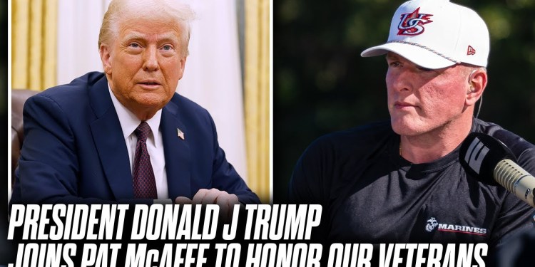 President Trump Joins The Pat McAfee Show To Celebrate America’s Veterans President Trump Joins The Pat McAfee Show To Celebrate America’s Veterans