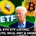 Crypto News: BTC, Trump, Biden, ETH ETFs, Rate Cuts, WLD, HNT & MORE! Crypto News: BTC, Trump, Biden, ETH ETFs, Rate Cuts, WLD, HNT & MORE!