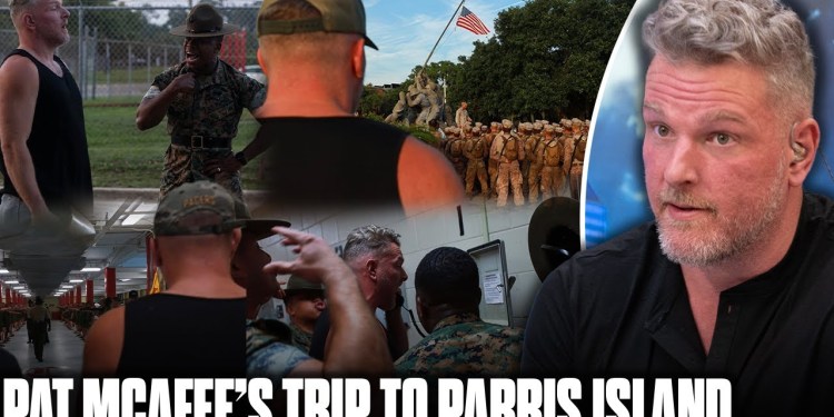 Pat McAfee Is Honored To Visit Parris Island & Witness Marine Corps Training Pat McAfee Is Honored To Visit Parris Island & Witness Marine Corps Training