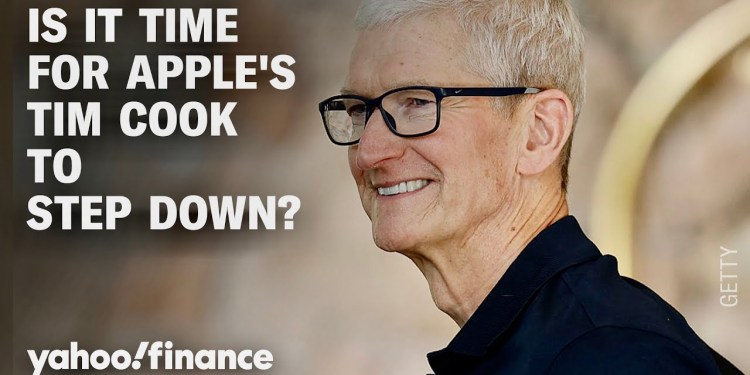 Tim Cook faces more pressure to step down amid concerns over stock drop, AI strategy, and China Tim Cook faces more pressure to step down amid concerns over stock drop, AI strategy, and China