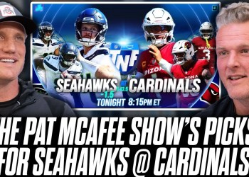 Pat McAfee & AJ Hawk’s Picks For Seahawks vs Cardinals On Thursday Night Football Pat McAfee & AJ Hawk’s Picks For Seahawks vs Cardinals On Thursday Night Football
