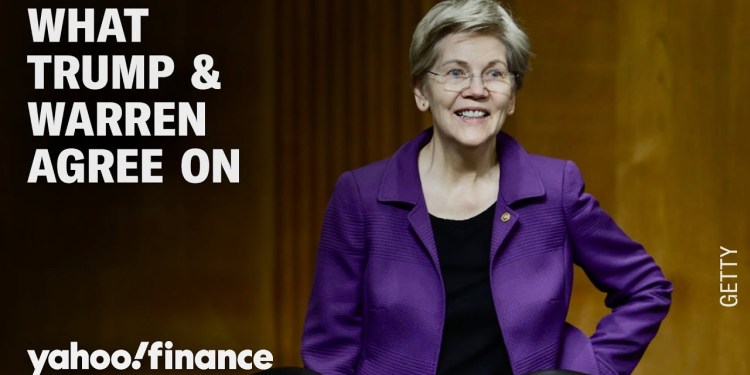 What Senator Elizabeth Warren and President Trump agree on when it comes to the Fed What Senator Elizabeth Warren and President Trump agree on when it comes to the Fed