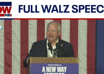 Walz holds campaign rally in battleground Michigan | LiveNOW from FOX Walz holds campaign rally in battleground Michigan | LiveNOW from FOX