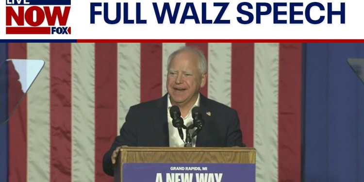 Walz holds campaign rally in battleground Michigan | LiveNOW from FOX Walz holds campaign rally in battleground Michigan | LiveNOW from FOX