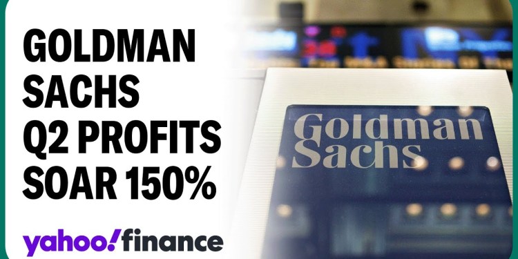 Goldman Sachs Q2 earnings tops estimates with profits soaring 150% Goldman Sachs Q2 earnings tops estimates with profits soaring 150%
