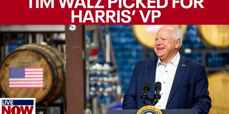 BREAKING: VP Kamala Harris chooses Governor Walz as running mate | LiveNOW from FOX BREAKING: VP Kamala Harris chooses Governor Walz as running mate | LiveNOW from FOX