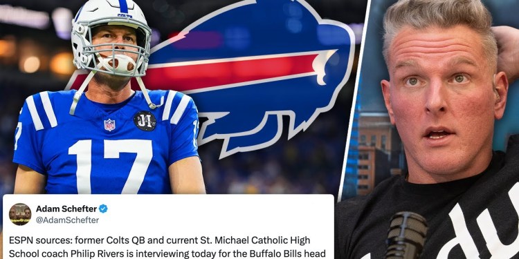 Bills Interviewing Colts QB & High School Coach Phil Rivers For Head Coach Opening | Pat McAfee Show Bills Interviewing Colts QB & High School Coach Phil Rivers For Head Coach Opening | Pat McAfee Show