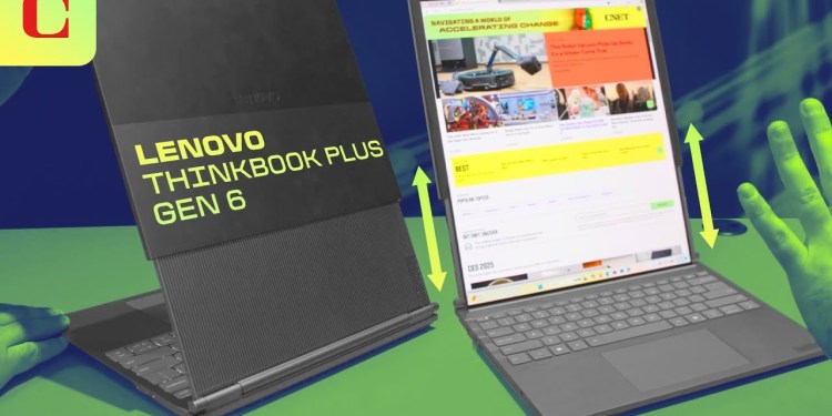 Lenovo ThinkBook Plus Gen 6 With Rollable Laptop Display Lenovo ThinkBook Plus Gen 6 With Rollable Laptop Display